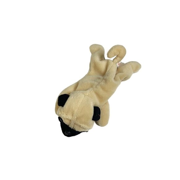 Vintage 1996 Ty Beanie Baby Pugsly The Pug Dog Stuffed Animal Plush Toy - Picture 5 of 6